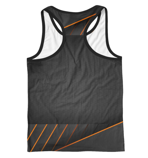 Мужская майка-борцовка с изображением Subaru / Субару цвета Белый