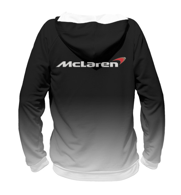 Женское худи с изображением McLaren цвета Белый