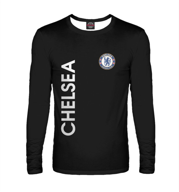 Мужской лонгслив с изображением Chelsea цвета Белый
