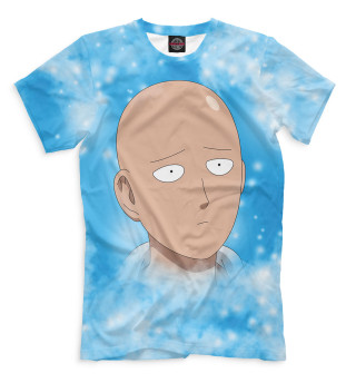 Мужская футболка One-Punch Man сайтама облака