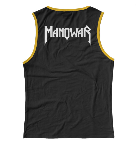 Майка для девочки с изображением Manowar цвета Белый