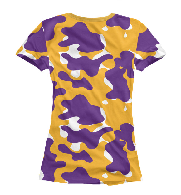 Женская футболка с изображением LA Lakers / Лейкерс цвета Белый