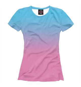 Женская футболка Градиент
