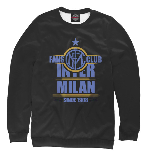 Свитшот для мальчиков с изображением Inter Milan цвета Белый