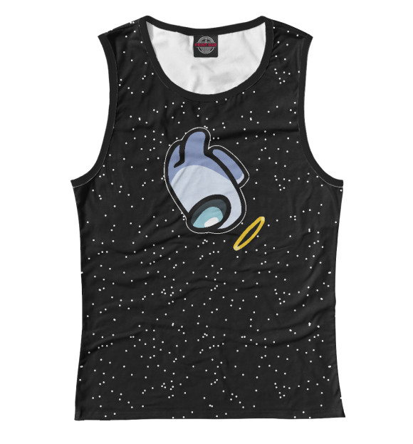 Майка для девочки с изображением Was not an impostor цвета Белый