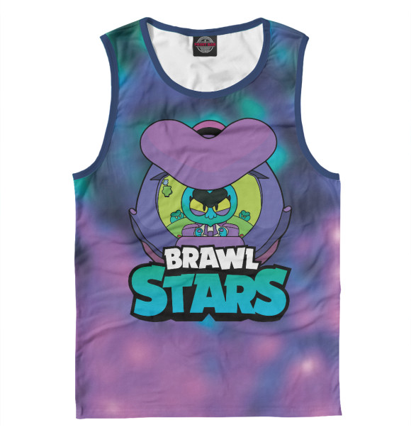 Майка для мальчика с изображением EVE Brawl Stars цвета Белый