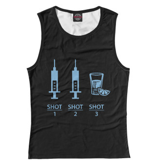 Женская майка 3 shots