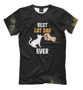 Мужская футболка Best Cat Dad Ever