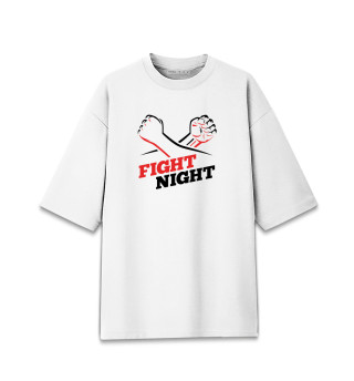 Женская футболка оверсайз Fight Night