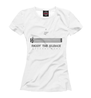 Футболка для девочек Enjoy the silence