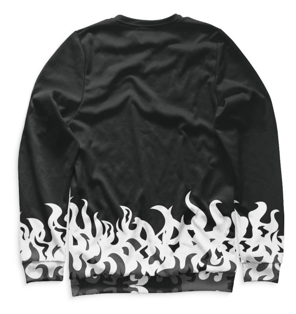 Свитшот для девочек с изображением Not today satan цвета Белый