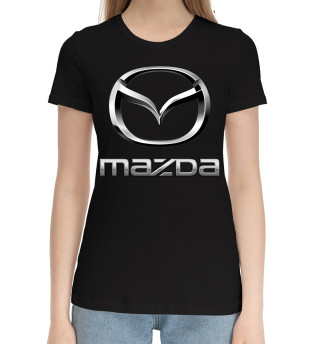 Хлопковая футболка для девочек Mazda