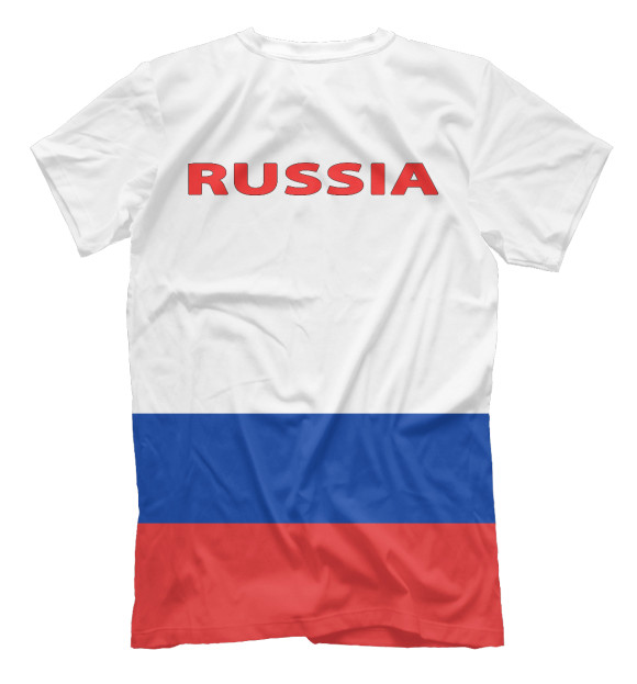 Мужская футболка с изображением Из России с Любовью! цвета Белый