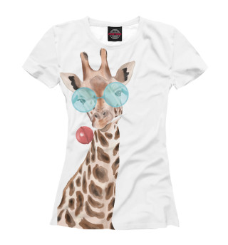Женская футболка Жираф