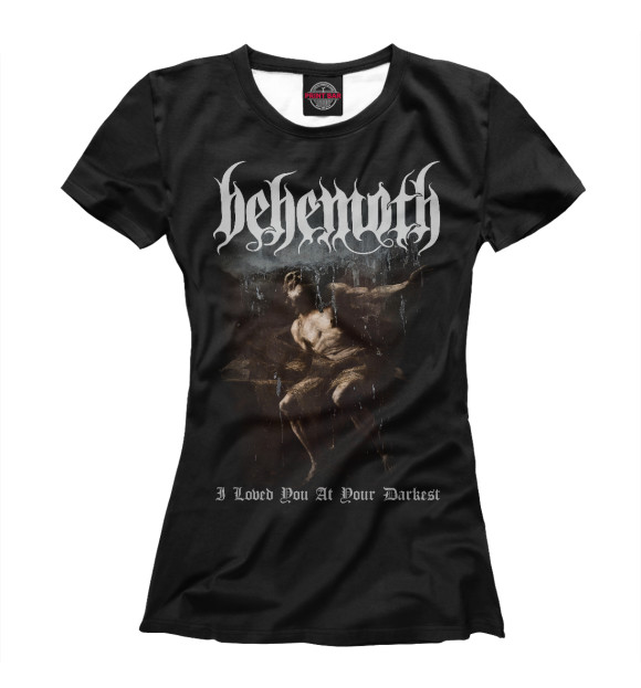Футболка для девочек с изображением Behemoth цвета Белый