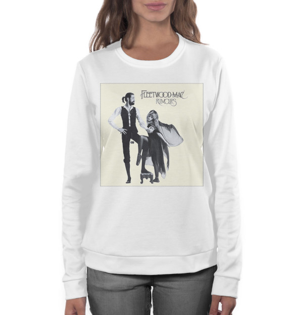 Женский свитшот с изображением Rumours - Fleetwood Mac цвета Белый