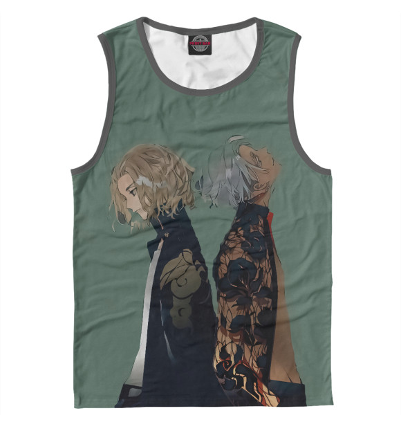 Майка для мальчика с притом Токийские мстители цвета Белый Майка для мальчика с изображением Токийские мстители цвета Белый