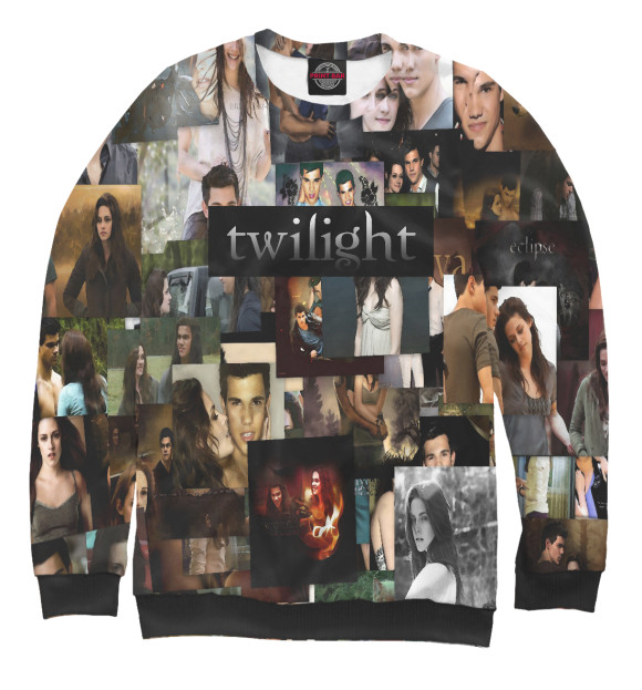 Свитшот для девочек с изображением Twilight | Сумерки цвета Белый