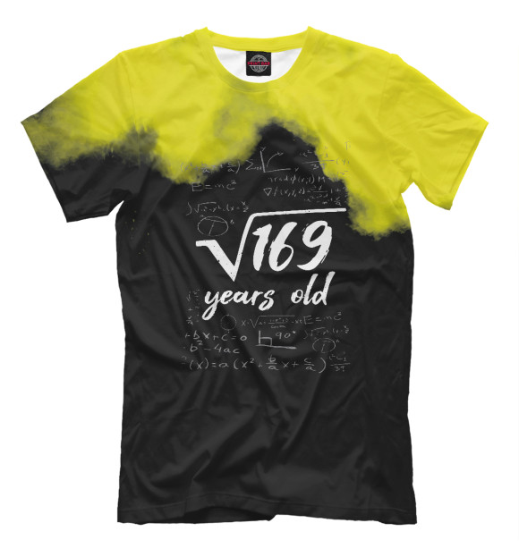 Футболка для мальчиков с притом 13 Years Old Birth Born цвета Белый Футболка для мальчиков с изображением 13 Years Old Birth Born цвета Белый