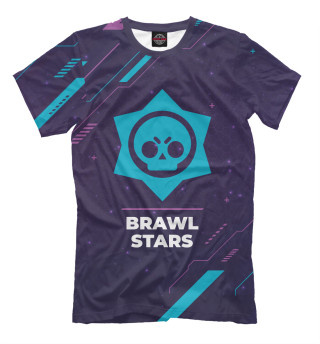 Мужская футболка Brawl Stars Gaming Neon