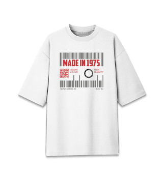 Мужская футболка оверсайз Made in 1975