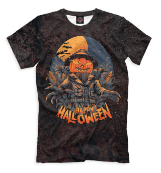 Мужская футболка Happy halloween