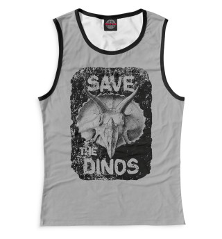 Майка для девочки Save the dinos