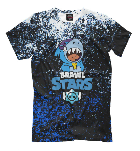 Мужская футболка с изображением Brawl Stars цвета Белый