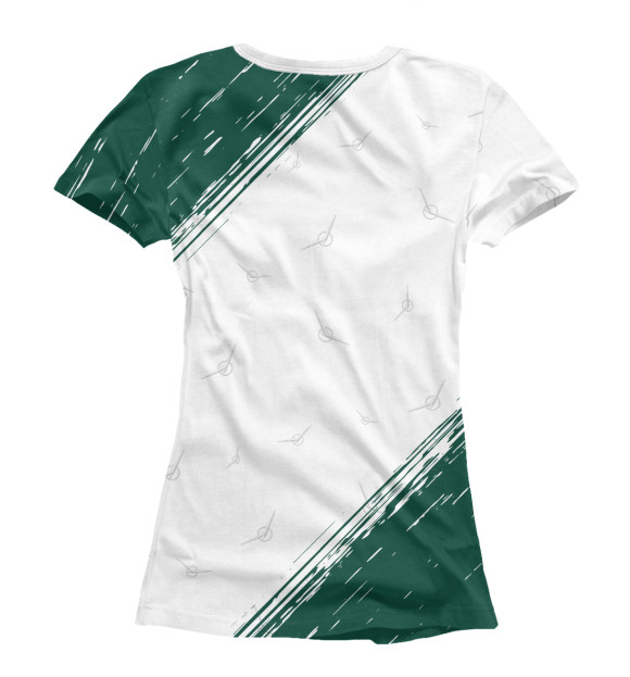 Женская футболка с изображением УАЗ цвета Белый