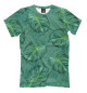 Мужская футболка Тропический рай монстеры