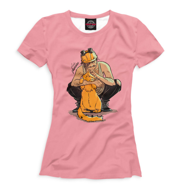 Женская футболка с изображением Внутри Лапенко цвета Белый