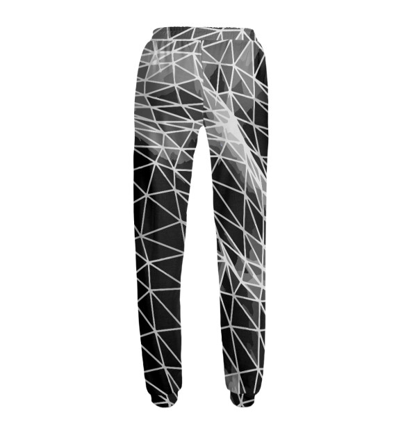 Женские спортивные штаны с изображением 3D pattern цвета Белый