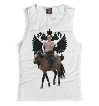 Майка для девочки Путин на лошади
