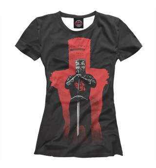 Женская футболка Черный Рыцарь
