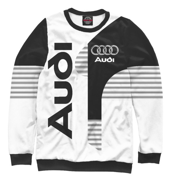 Свитшот для девочек с изображением Audi цвета Белый