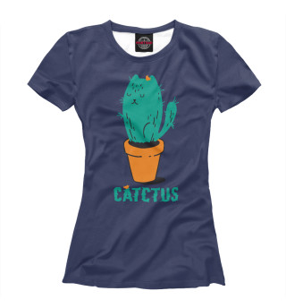Женская футболка Catctus