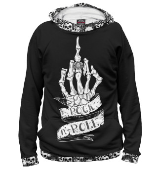 Женское худи Rock'n'roll
