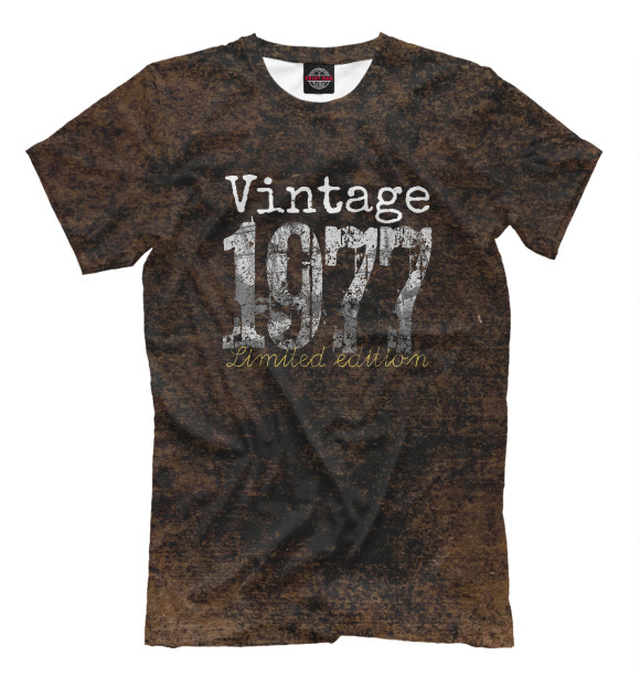 Футболка для мальчиков с изображением Vintage 1977 Tee цвета Белый