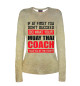 Женский лонгслив Muay Thai Coach Fighter