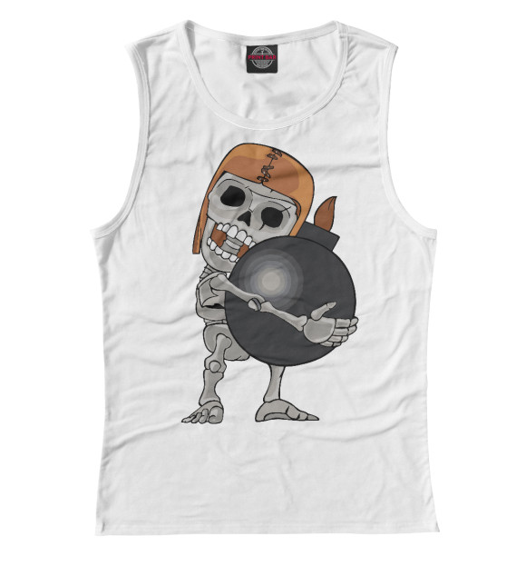 Майка для девочки с изображением Стенобой цвета Белый