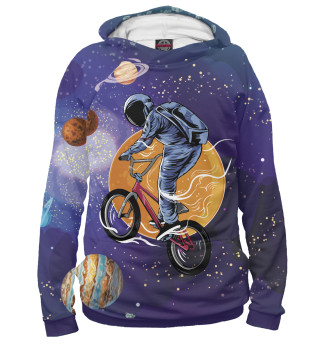 Женское худи Space bicycle