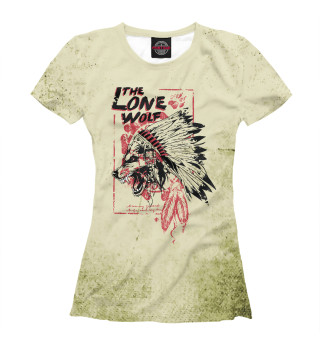 Женская футболка The Lone Wolf