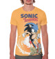 Мужская футболка Sonic the hedgehog