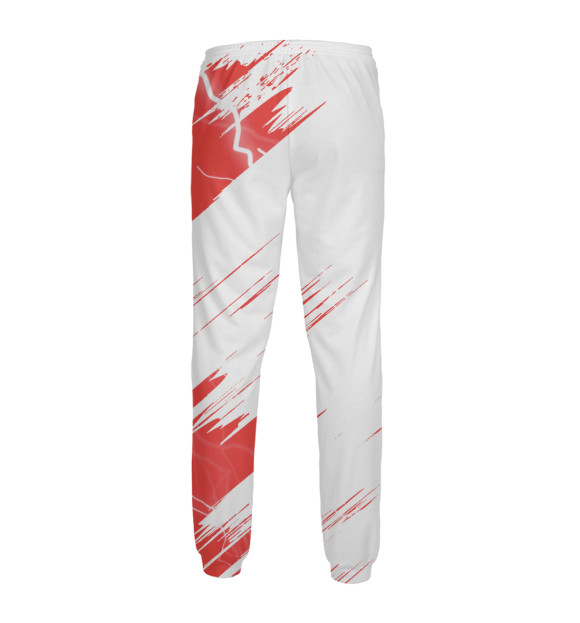 Мужские спортивные штаны с изображением AC/DC цвета Белый