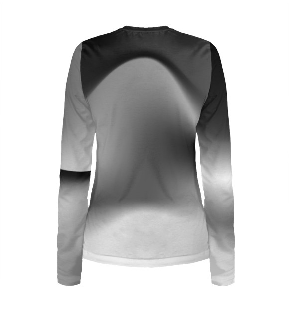 Женский лонгслив с изображением NASA grey | Colorrise цвета Белый