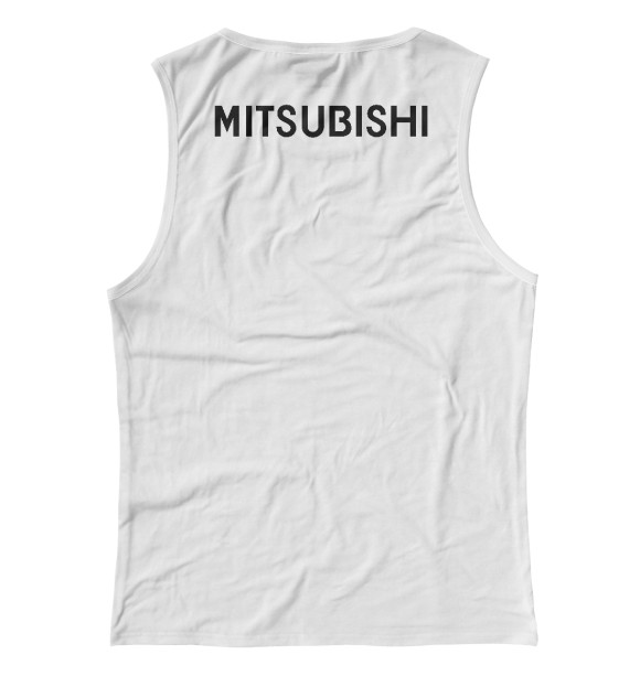 Женская майка с изображением Mitsubishi цвета Белый