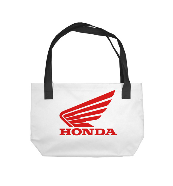 Пляжная сумка с изображением Honda цвета 