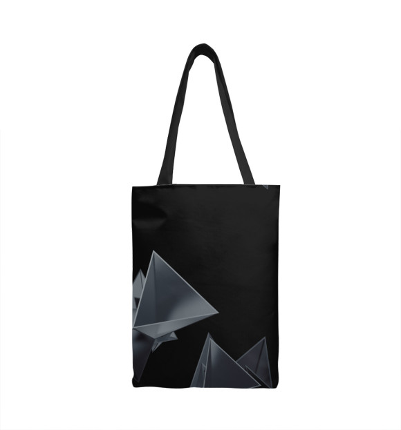 Сумка-шоппер с изображением Треугольники цвета 