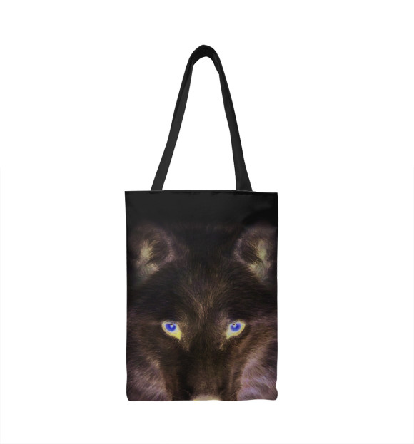 Сумка-шоппер с изображением wolf цвета 