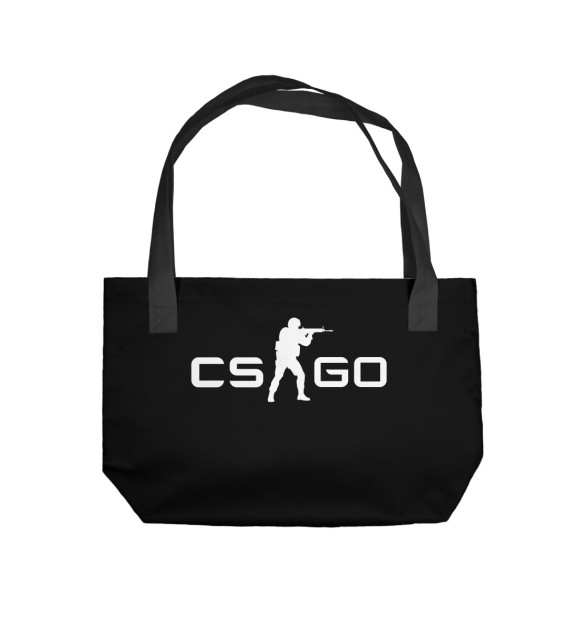 Пляжная сумка с изображением Counter-Strike: Global Offensive цвета 
